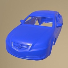 acura tl 2007 imprimible coche vehiculo cuerpo espacio 1 10 separar partes scalextric Tamiya rc miniz tractor kyosho axial traxxas micro 3d print model - Mito3D