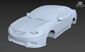 acura tsx 2012 stl expediente vehículo deporte coche vehiculo Japón lujo 2022 estándar sedán pasatiempo bricolaje diy automotor 3d print model - Mito3D
