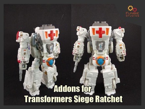 addons set transformers Belagerung Ratsche Spiele-Spielzeug Transformatoren Roboter cybertron Spiele - Spielzeug Spiele, 3d print model - Mito3D