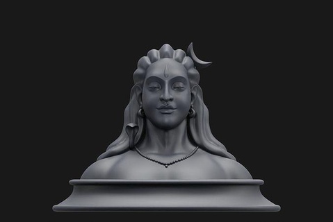 Nom yogi statue 3dprinting Shiva Seigneur déité art sculptures 3d print model - Mito3D