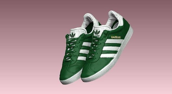 adidas gazelle shoes adi adilette shoe sneaker football casuals trainer classic boot fashion 3d print model - Mito3D