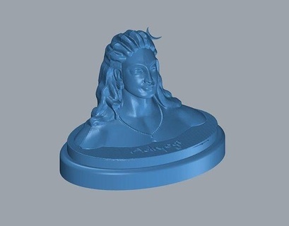 Adiyogi Stiftung Skulptur Shiva Yoga Indien Hinduismus Hindu zbrush Kunst Skulpturen 3d print model - Mito3D