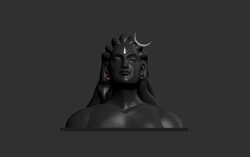 adiyogi Shankar mahadev mahakal shiv lordshiv bhole bhandari bhola Dieu père 39 univers statue Bouddha art sculptures 3d print model - Mito3D