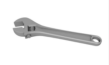 ajustable llave inglesa mano herramienta utilidad pasatiempo bricolaje diy herramientas 3d print model - Mito3D