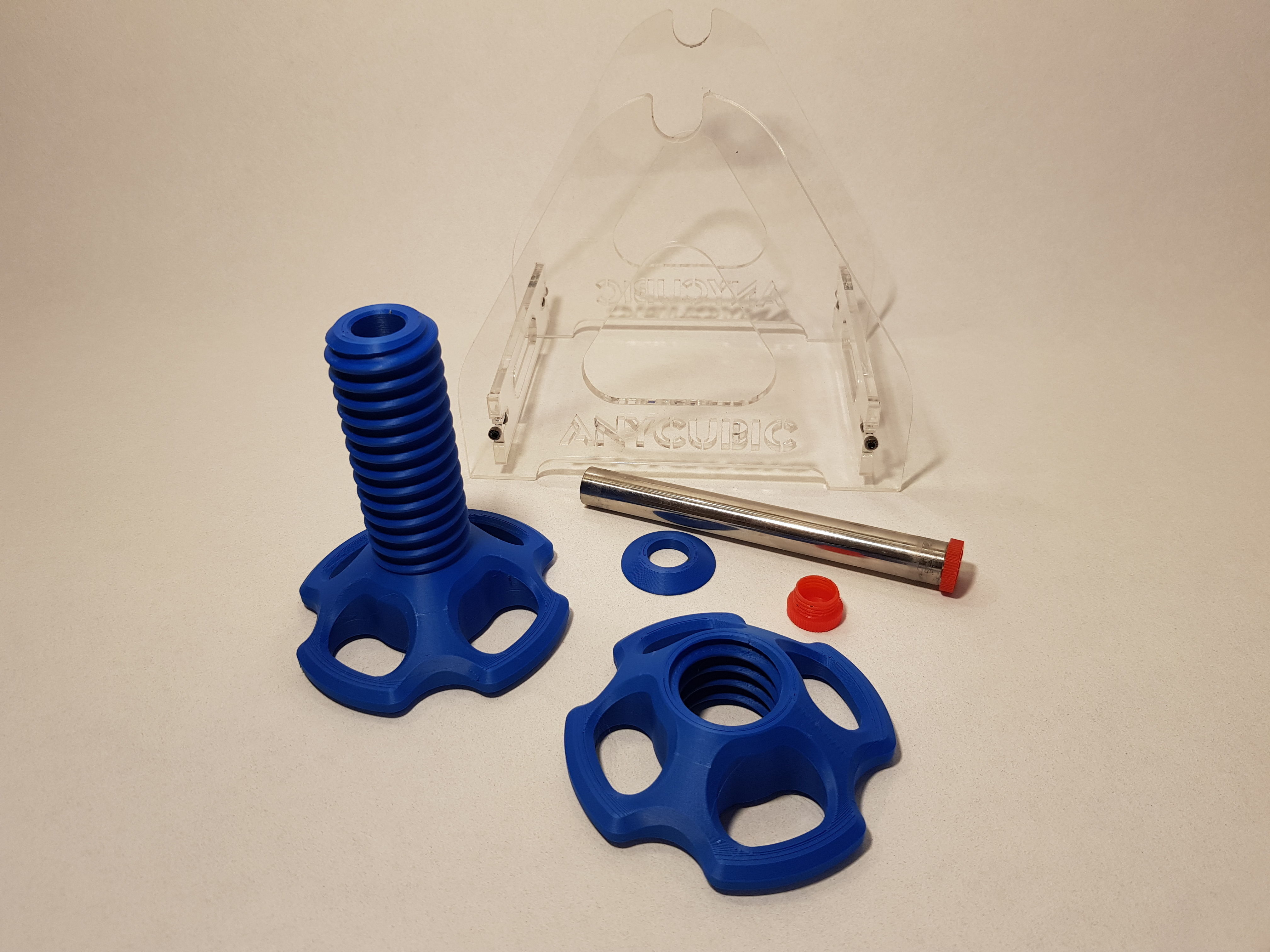 ajustable bobine titulaire soutien anycubic i3 méga porte filament spulenhalter spule rolle rôle vis fil loisir diy mécanique pièces 3D print model - Mito3D