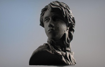 adriana bust art artchallenge sculpture head female statue sculptures 3d print model - Mito3D