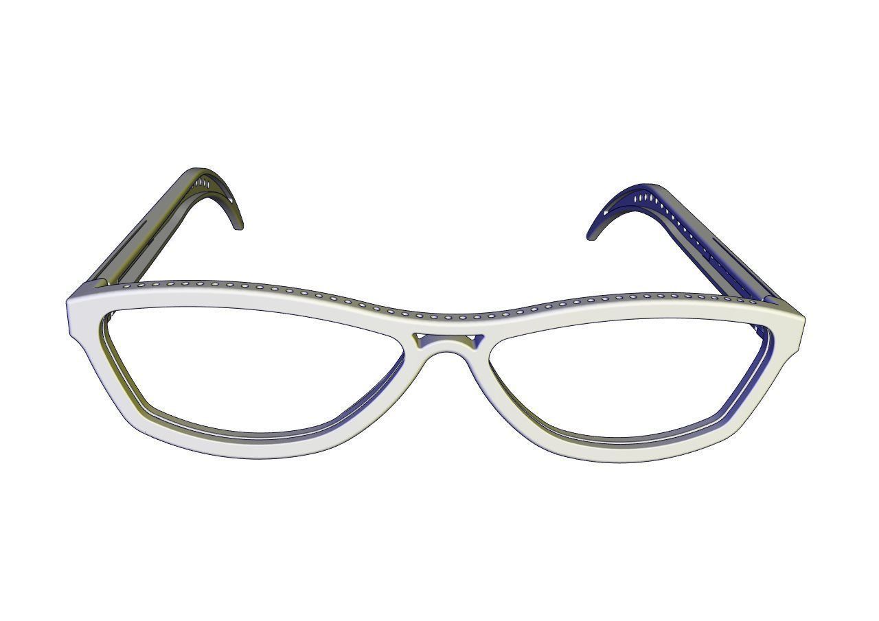 adult glasses v1 3d print eyes face eye head eyeglass ocular fashion beauty cosplay sunglass wear spectacles accessory eyewear 3D print model - Mito3D