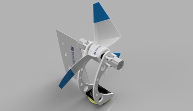 avanzado horizontal eje viento turbina tecnología maquinaria espada 3d montaje 50w 50v 48v pasatiempo bricolaje diy electrónica 3d print model - Mito3D