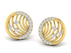 afp00157 jewelry diamond stone earing earings studs baali antique pendant sets earrings 3d print model - Mito3D