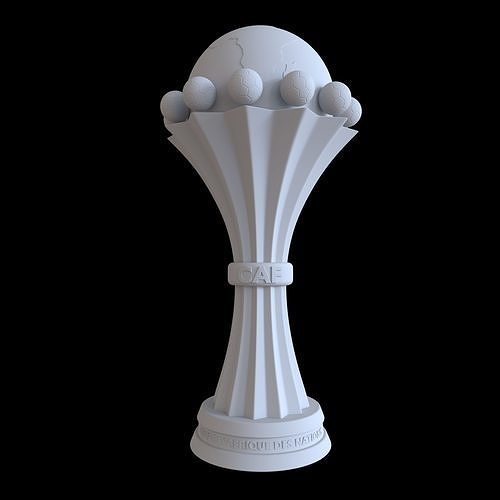 Africa trofeo campione 3d stampato affon caffetteria campioni modello tazza realistico sport africano Giochi giocattoli 3D print model - Mito3D