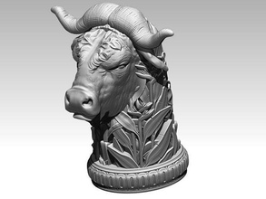 Afrikalı Boğa satranç inek bufalo toro boğa güreşi öfke dana eti oyun şekil cnc Yazdır safari hayvanat bahçesi güzel oyunlar oyuncaklar yazı tahtası 3d print model - Mito3D