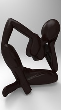 africano estatua escultura antiguo extraño humano 3d impresión imprimible stl obj arte esculturas 3d print model - Mito3D