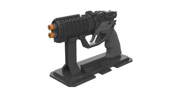 agent blaster - blade runner 2049 commercial printable stl toy craft diy gun cannon cosplay video game pistol officer constant games toys 3d print model - Mito3D