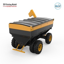 agricole bande annonce chargeur 33000 camion cabine agriculteur véhicule voiture herbe lourd fanion Chariot 3d print model - Mito3D