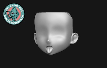 ahegao gesicht figma facefigma anime echii spiele spielzeuge 3d print model - Mito3D