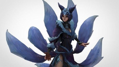 ahri midnight - league of legends action figure champion statue online game toy lol skin actionfigure 3d 3dprint model hero sculpture games toys 3d print model - Mito3D