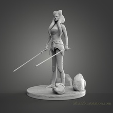 ahsoka tano krieg sterne jedi lichtschwert spiele spielzeuge kunst skulpturen 3d print model - Mito3D