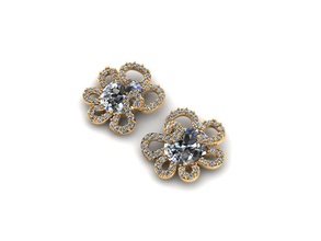 ai0001388e Juwel Engagement Hochzeit Schmuck Diamant Ring Silber Gold engagem Mode Sterling Anhänger Halskette Schönheit Ohrringe 3d print model - Mito3D