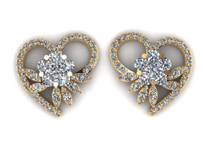ai0001413e mücevher nişan düğün elmas yüzük gümüş takı altın angagem moda sterlin kolye güzellik küpe 3d print model - Mito3D