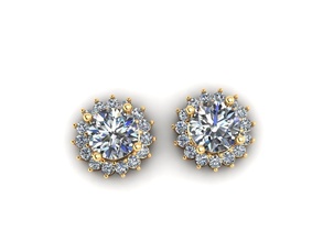 ai0001423e Juwel Engagement Hochzeit Schmuck Diamant Ring Silber Gold engagem Mode Sterling Anhänger Halskette Schönheit Ohrringe 3d print model - Mito3D