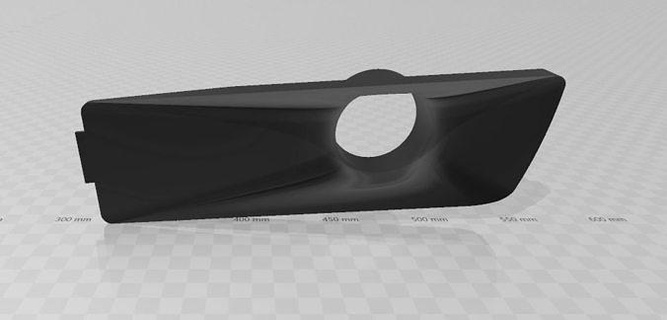 air intake fog jetta - golf mk3 gti volkswagen hobby diy automotive 3d print model - Mito3D