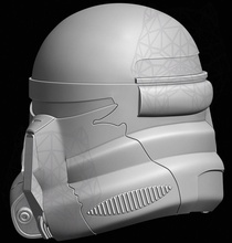 aerotransportado casco estrella guerras guerra galaxias cosrlay impresión 3d modelo pasatiempo juguete disfraz imprimible juegos juguetes 3d print model - Mito3D