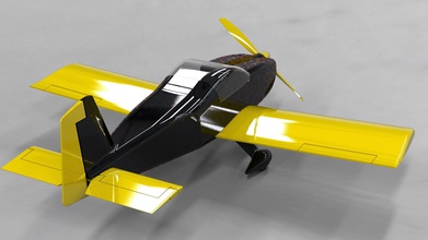 aereo rv-14a aria piano rv 14a aeromobili hobby il fai da te altri 3d print model - Mito3D