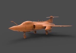 Flugzeug-mod1 Gelenk strike fighter in der Luftfahrt jet usaf Spiele - Spielzeug Spiele, andere 3d print model - Mito3D