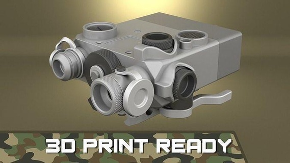 airsoft dual beam aiming laser intelligent dbal l2 hollow body binoculars accessories games technology equipment uss usa infantry armour eye strike trijicon monoculars night vision hobby diy electronics 3d print model - Mito3D