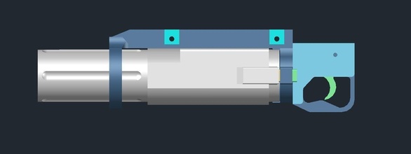 airsoft bomba mano launcher 3d stampa passatempo g36 lanciatore granate m203 gli sport ago f88 softair fai re pare 3d print model - Mito3D