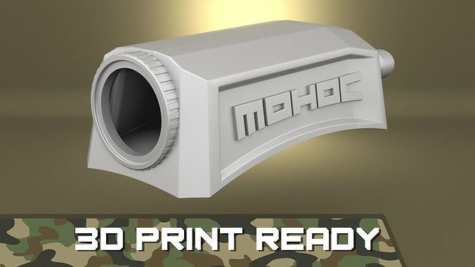 airsoft mohoc 2 militare casco telecamera cavo corpo plastica Accessori Giochi binocolo trijicon mirare monoculari mohoc2 tattico Rete aria sicurezza sorveglianza uss Uniti d'America psq esercito Radio passatempo Fai elettronica 3D print model - Mito3D