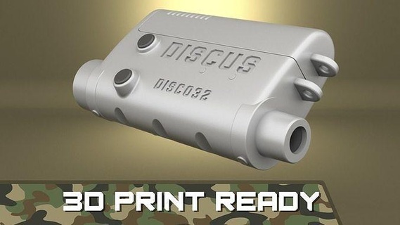 airsoft tnvc disco32 discus hollow body electronics accessories games night vision uss usa psq steel air security surveillance monoculars binoculars electricity technology millitary hobby diy 3d print model - Mito3D