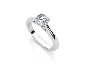 aj-04 platinum jewelry luxury engagement wedding brilliant white printable diamond ring sterling gold silver brillant rings 3d print model - Mito3D