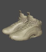 aj 35 jordan nba basketball shoe footwear toys games air aj35 onesixthscale luka tatum hobby diy 3d print model - Mito3D