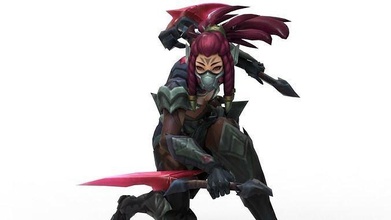 akali head hunter - league of legends action figure champion statue online game toy lol headhunter skin actionfigure 3d 3dprint model hero sculpture games toys 3d print model - Mito3D