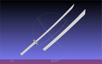 akame ga öldürmek kılıç kılıf yazdırılabilir montaj 3d baskı kopya kostüm oyunu fantezi anime oyunlar oyuncaklar 3d print model - Mito3D
