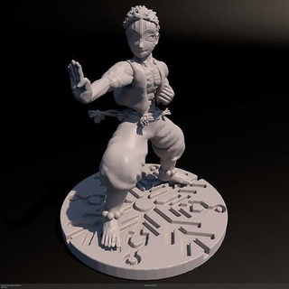 vient Kimetsu Yaiba rétro sculpture art statue figurine sculptures 3d print model - Mito3D