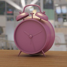 alarm clock watch classic desktop hours mechanical minutes reminder retro seconds timer traditional vintage wake house bathroom 3d print model - Mito3D