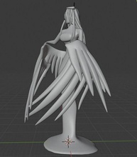 albedo modelo soberano anime waifu súcubo demônio mulher arte personagem fantasia 3d print model - Mito3D