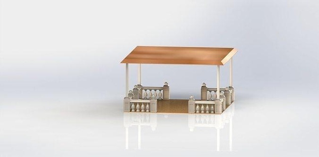 alcova arquitetura natureza ar livre contemporâneo arquitetônico Engenharia arte esculturas 3d print model - Mito3D