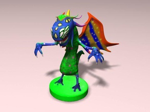 alebrije a arte dragão monstro dos desenhos animados o méxico antiguo artchallenge esculturas 3d print model - Mito3D