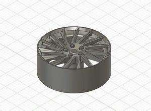 alfa romeu giulietta turbina roda pneu 3d modelo stl stp automotivo carro diecast escala borda passatempo faça 3d print model - Mito3D
