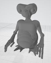 alien art people figure one toys sculptures 3d print model - Mito3D