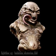 alien predator horror xenomorph fantasy sci fi sculpture art creature sculpt demon devil film 3d statue anatomy games toys 3d print model - Mito3D