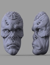alien 1 art face sculpture monsters creature sculptures 3d print model - Mito3D