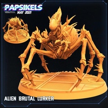 alien brutal lurker scifi aliens 3dprint games tabletop collectables miniatures toys 3d print model - Mito3D
