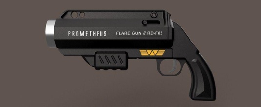 alien covenent davids flare gun prometheus david flair weapon prop hobby diy 3d print model - Mito3D