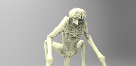 alien creature monster demon toy games toys 3d print model - Mito3D