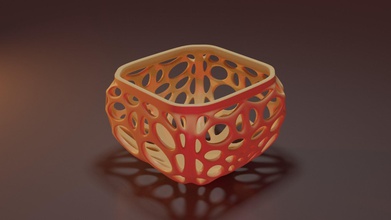 alien decor vase house decoration pot houseware interior design ceramic tableware abstract decorative geometric shape 3d print model - Mito3D