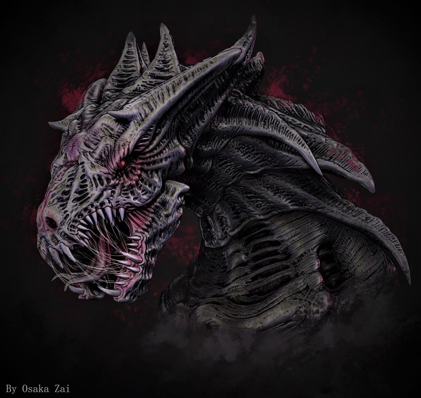estrangeiro dragão bruxa fantasia sci fi horror criatura místico severo 40k martelo guerra xeno tiranida morto vivo lagarto procuração monstro patrão personagem zumbi jogos brinquedos borda 3D print model - Mito3D